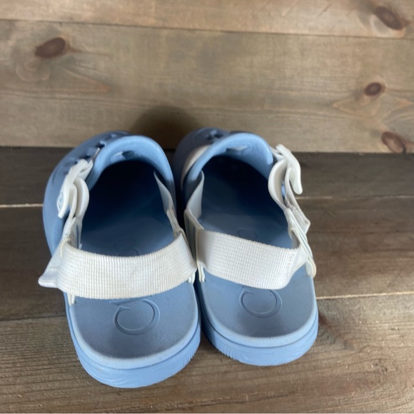 chaco chillos clog womens size 7 shoes blue slip on comfort sandals - Picture 5 of 9